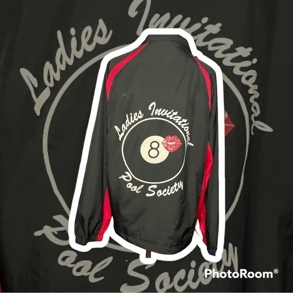 Sport Tek by Port Authority Ladies Invitational Pool Society red/black size L - Picture 1 of 8